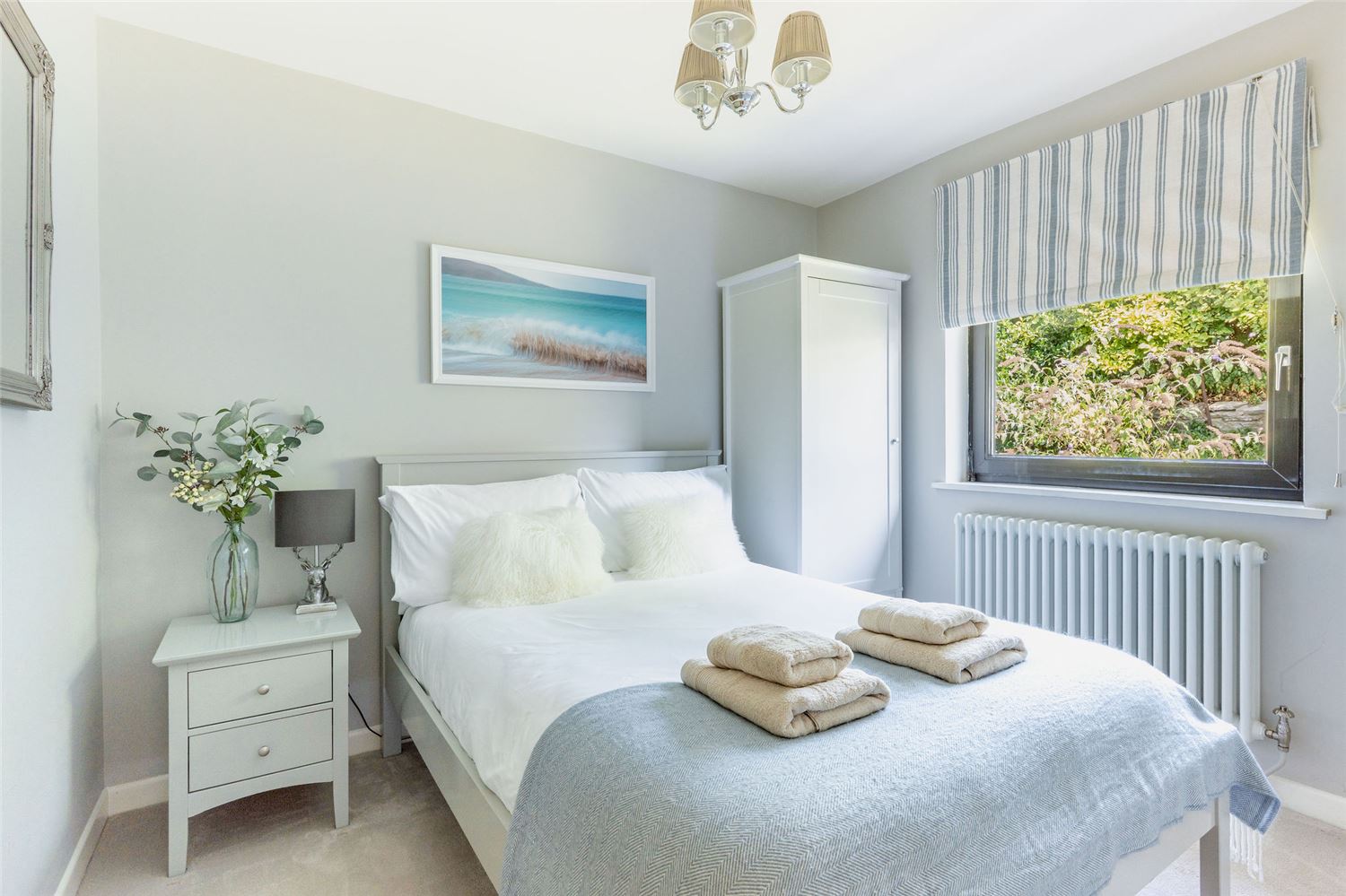Our top floor bedroom is a lovely double with adjacent shower room
