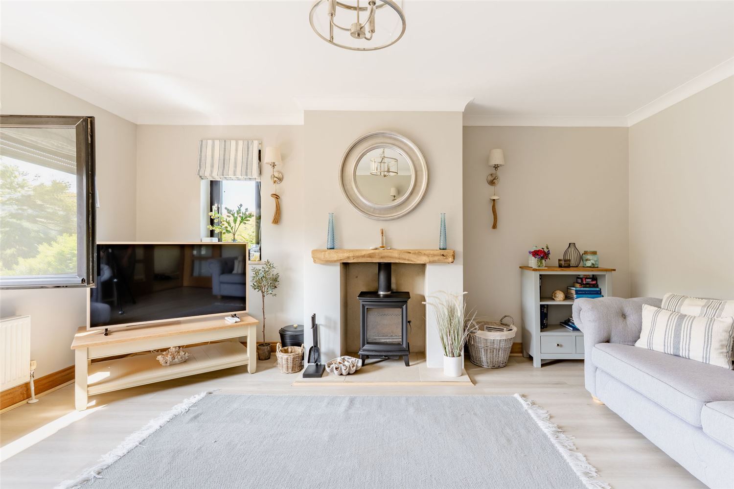Wow what a view. Take a seat on our comfy large sofas . 65 inch smart tv. Games galore and a wood burner.