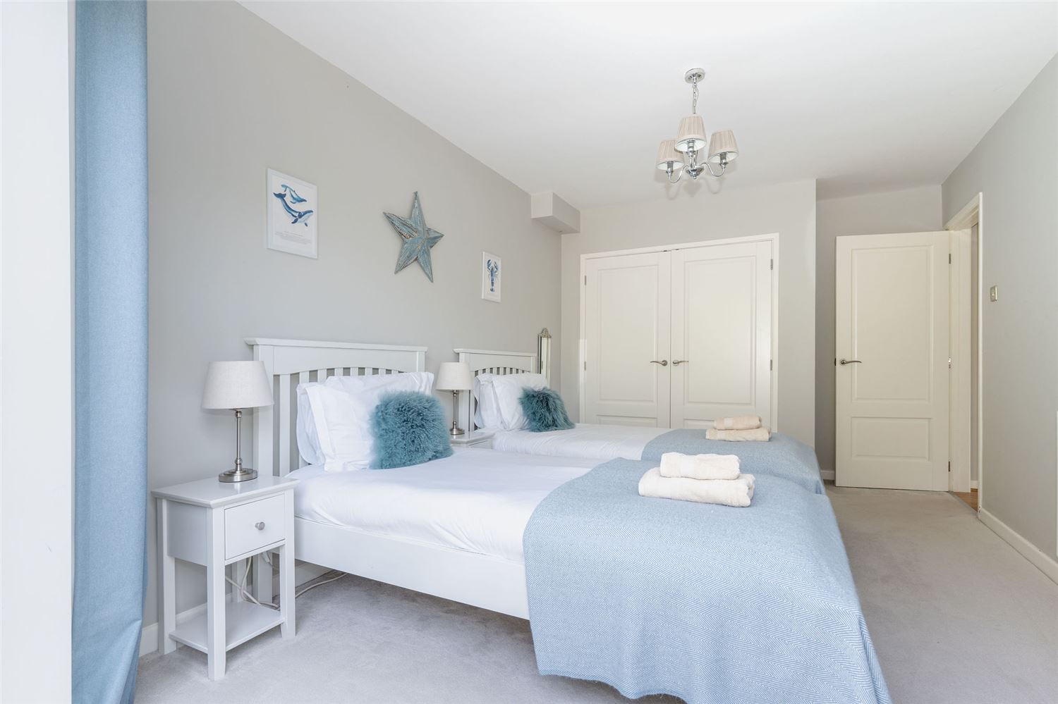 Bedroom 2 opens up to the garden and has plenty of storage